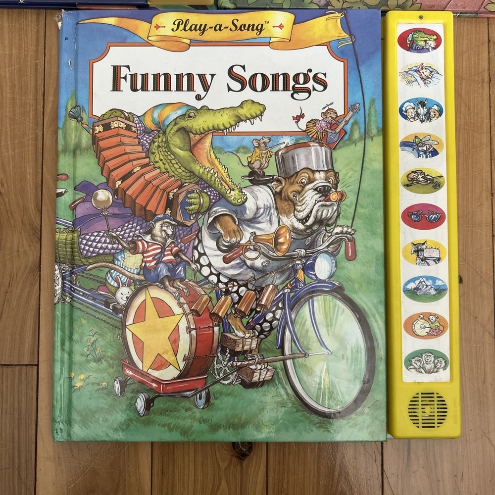 Funny Songs Judith Love Play-A-Song Series 1994 Book WorksJohn Jacob Hard Cover